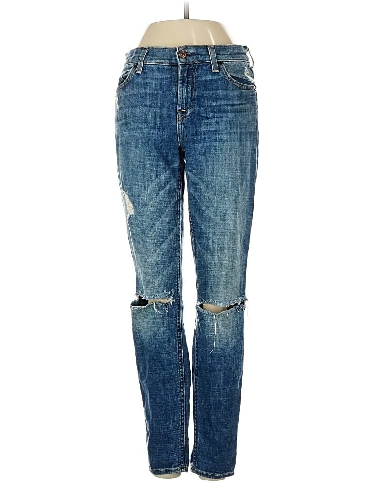 Pre-owned 7 For All Mankind Jeans In Blue