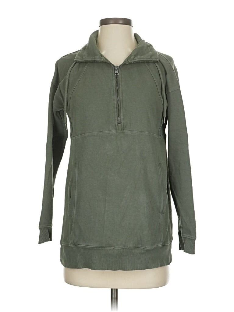 Pre-owned 90 Degree By Reflex Sweatshirt In Green