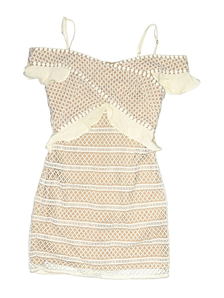 Pre-owned Stylestalker Cocktail Dress In Brown