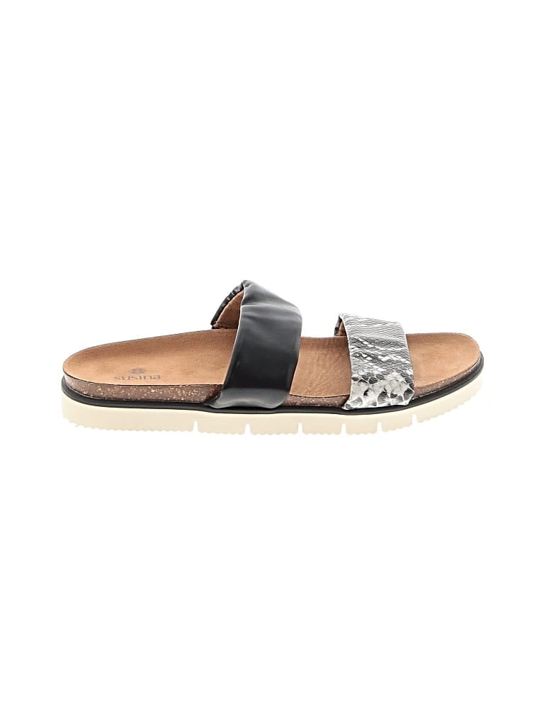 Pre-owned Susina Sandals In Black
