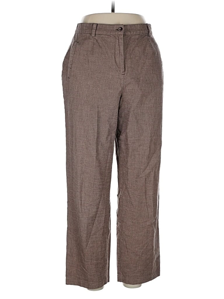 Pre-owned Christopher & Banks Dress Pants In Brown