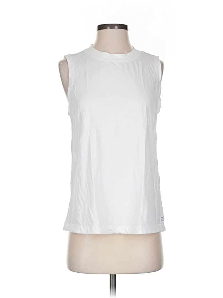 Pre-owned Calia Sleeveless T-shirt In White