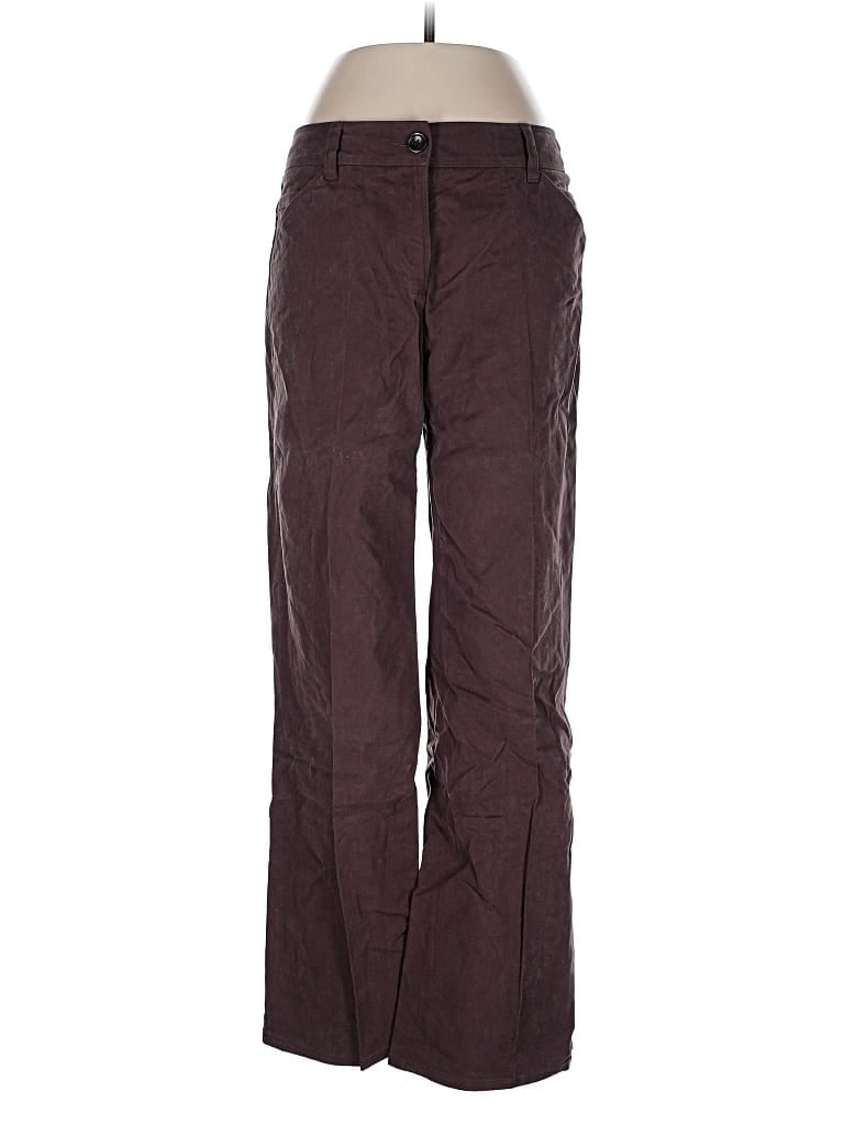 Pre-owned Ann Taylor Casual Pants In Burgundy