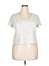 Universal Thread 100% Cotton Silver Gray Short Sleeve T-Shirt Size XXL - photo 1