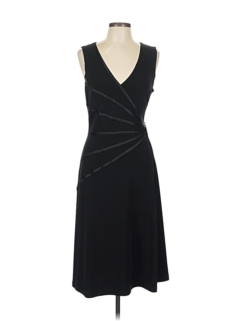 Pre-owned Connected Apparel Cocktail Dress In Black