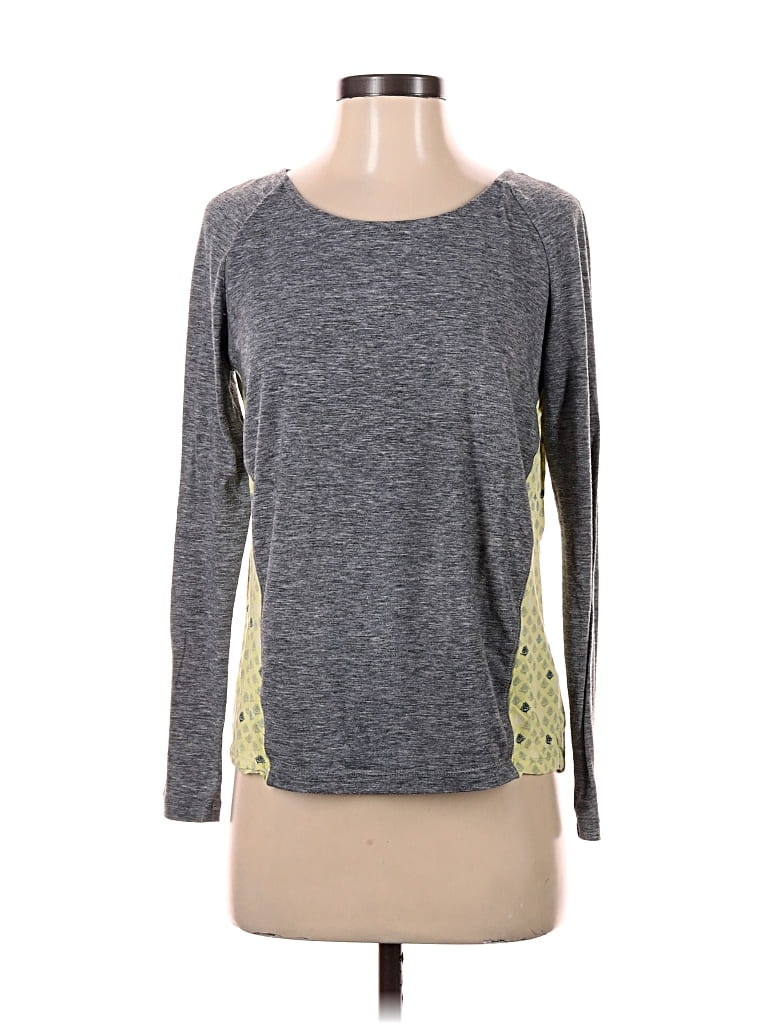 Pre-owned M&s Collection Long Sleeve T-shirt In Gray