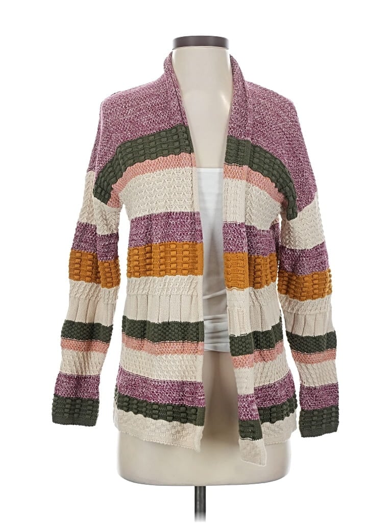 Pre-owned Soft Surroundings Cardigan Sweater In Purple