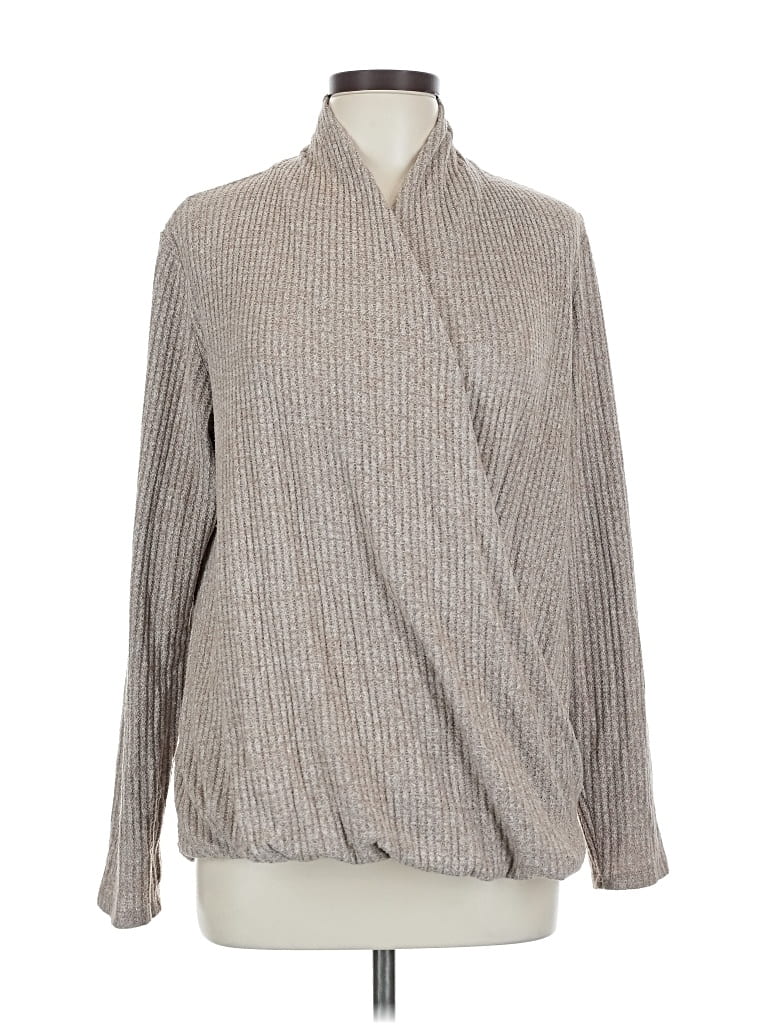 Pre-owned Anthropologie Pullover Sweater In Brown
