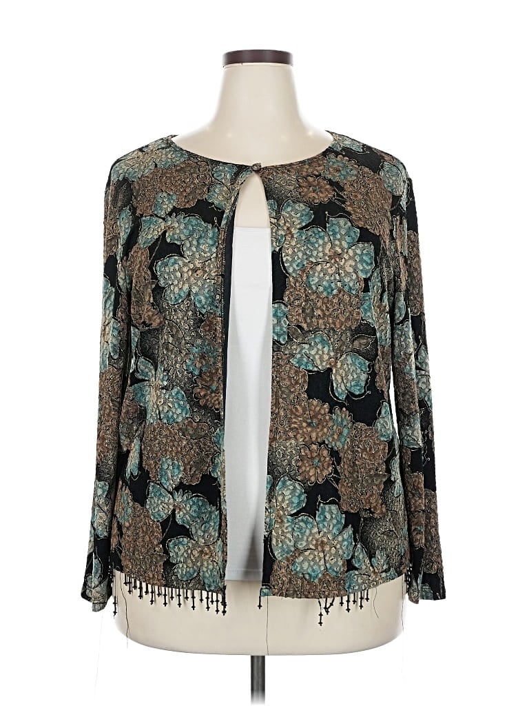 Pre-owned Dressbarn Kimono In Blue