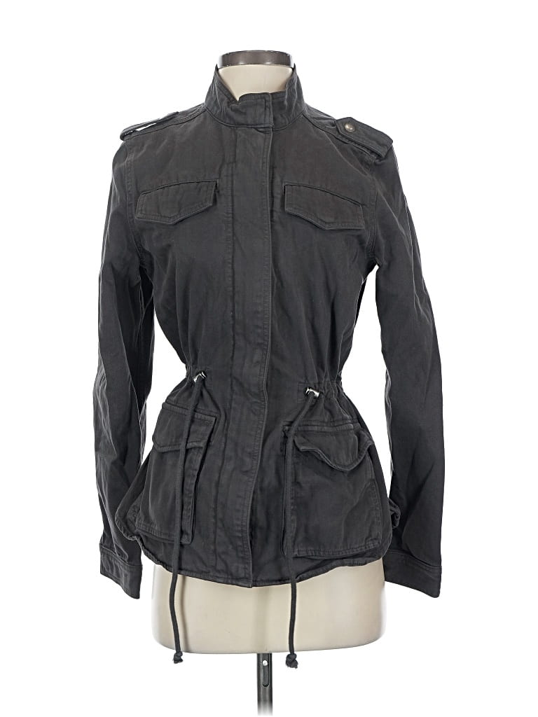 Pre-owned Lucky Brand Jacket In Gray