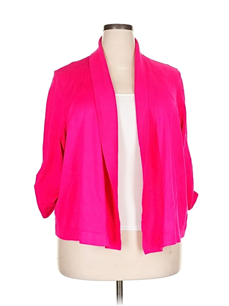 89th & Madison Cardigan Sweater In Pink