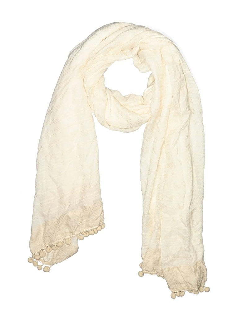 Pre-owned Unbranded Scarf In White