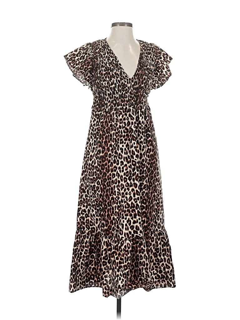 Pre-owned Rails Casual Dress In Brown