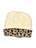 Unbranded 100% Acrylic Ivory Beanie One size - photo 1