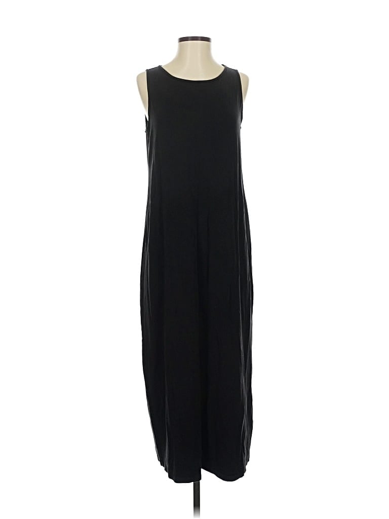 Pre-owned Eileen Fisher Casual Dress In Black
