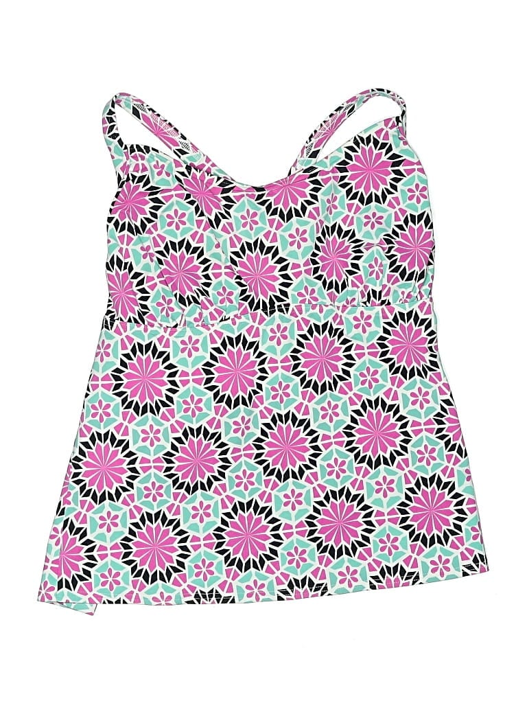 Pre-owned Lands' End Swimsuit Top Pink Swimwear