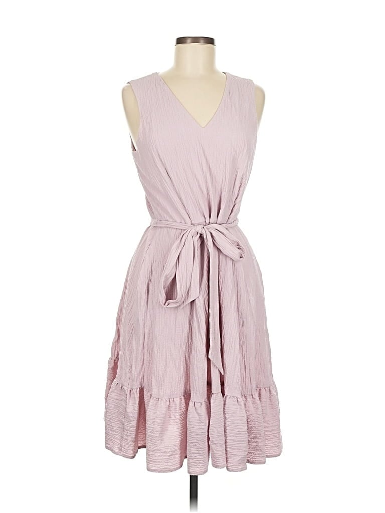 Pre-owned Calvin Klein Casual Dress In Pink