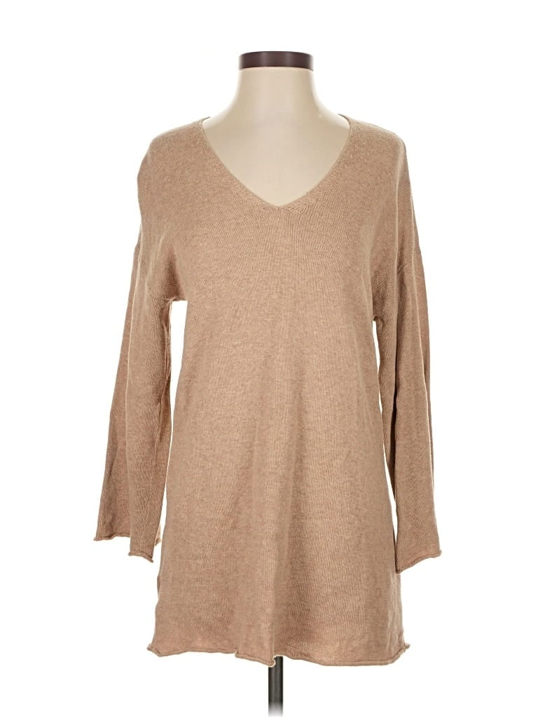 Pre-owned Lou & Grey Pullover Sweater In Brown