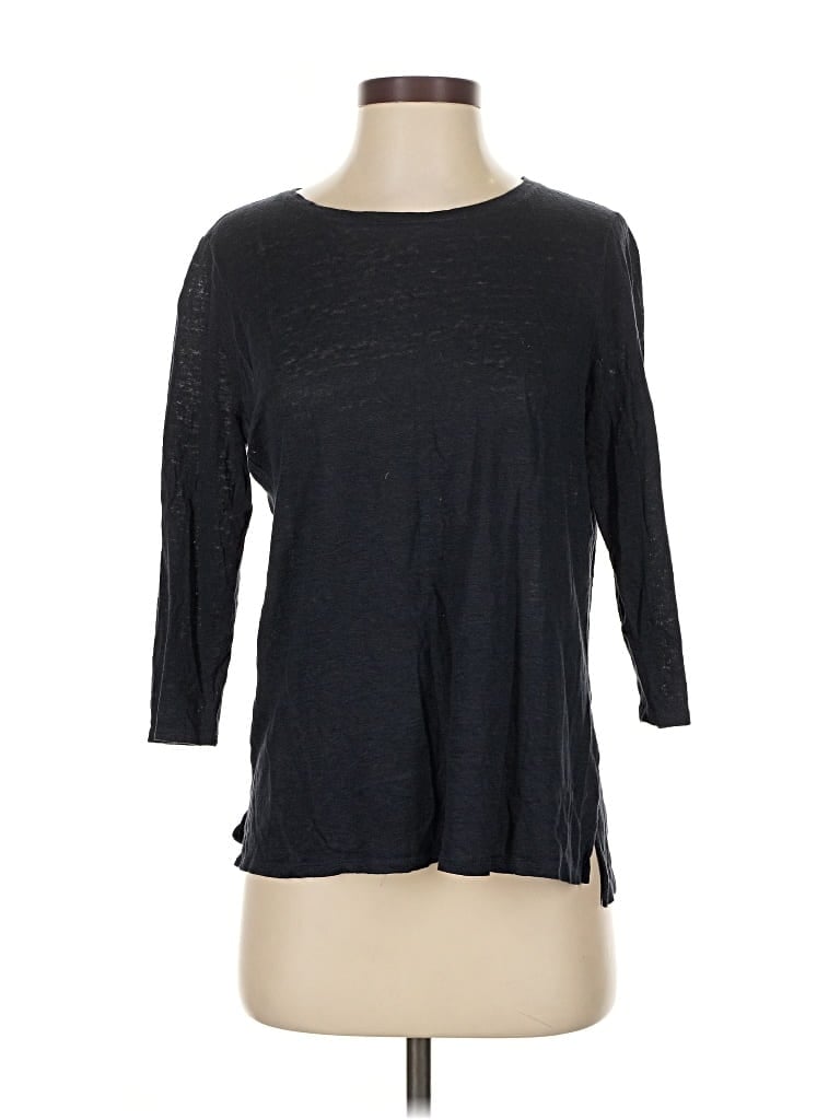 Pre-owned Vince 3/4 Sleeve T-shirt In Black