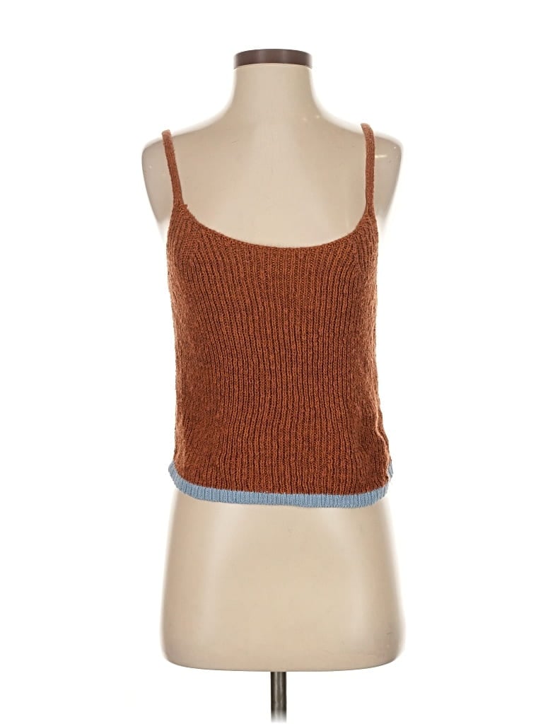 Pre-owned Pilcro Pullover Sweater In Brown