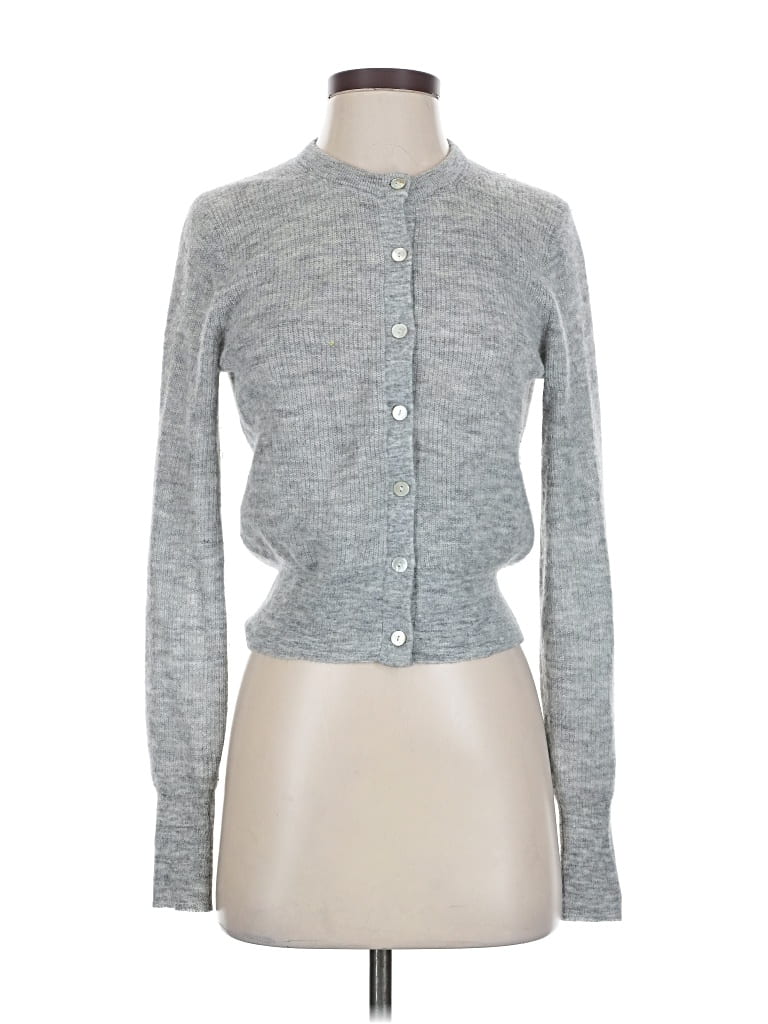 Pre-owned Madewell Cardigan Sweater In Gray