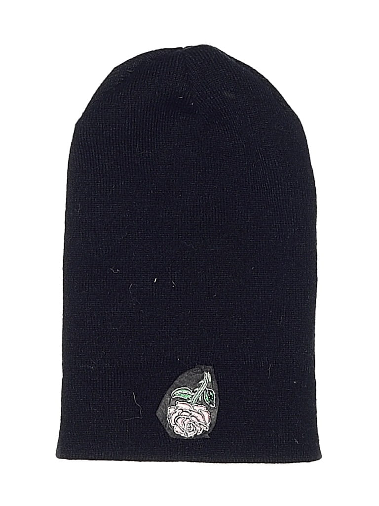 Pre-owned Assorted Brands Beanie Hat In Black