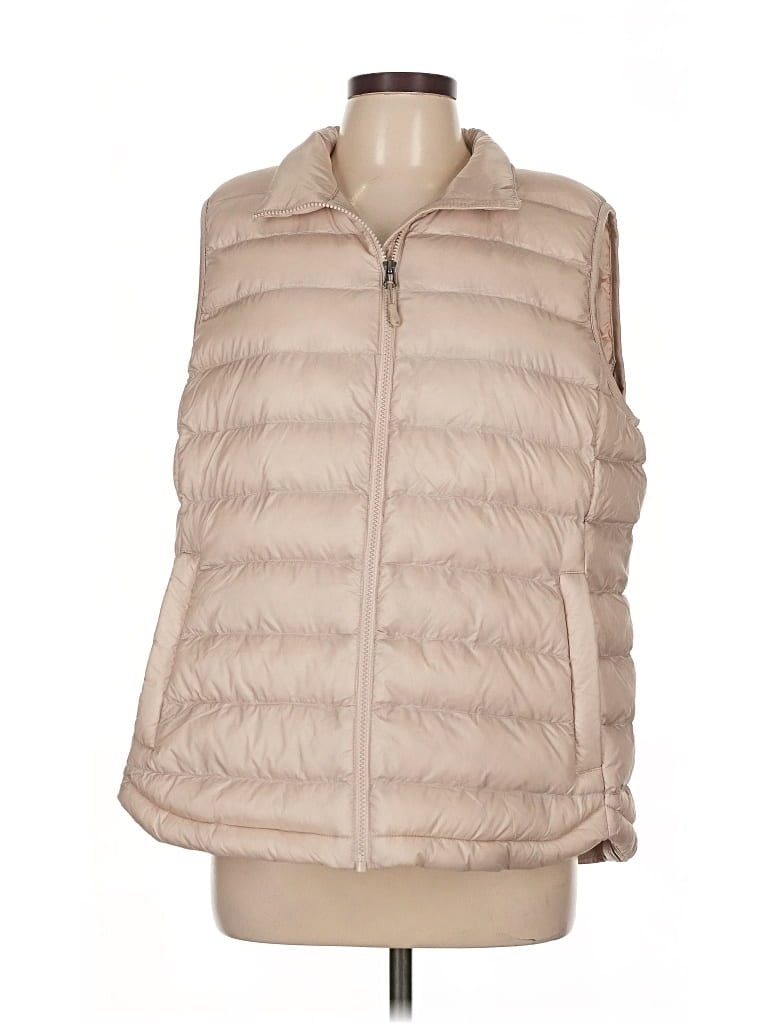 Pre-owned 32 Degrees Vest In Brown