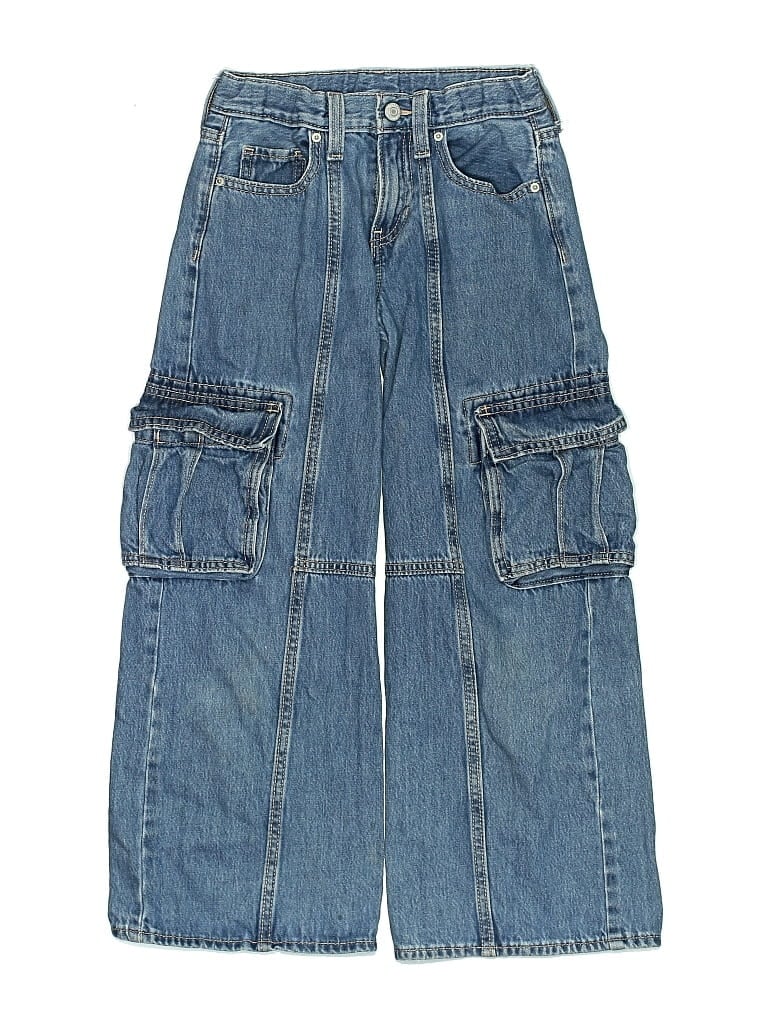 Pre-owned Unbranded Kids' Jeans In Blue