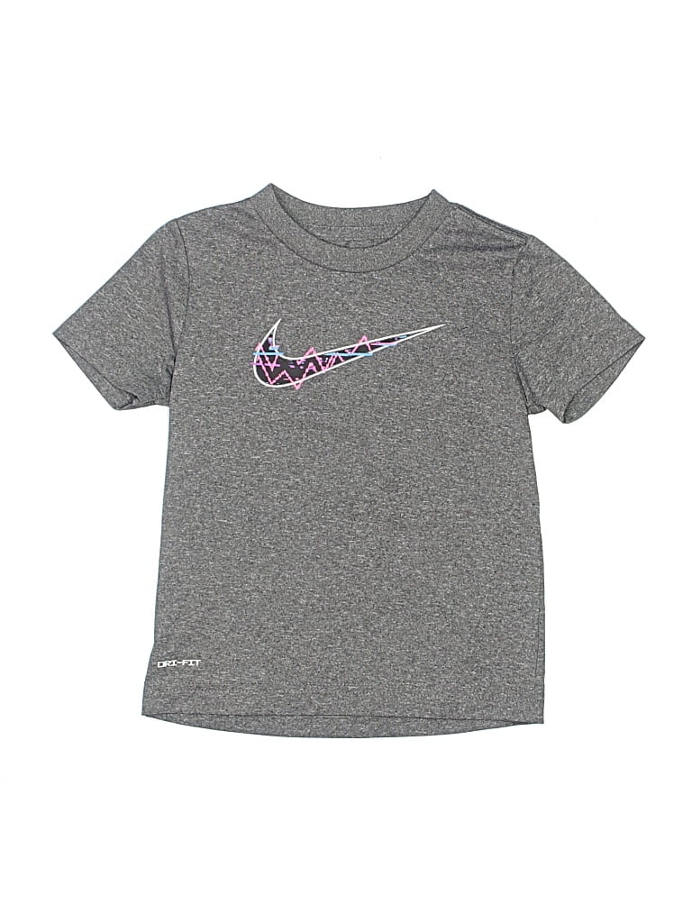 Pre-owned Nike Kids' Short Sleeve T-shirt In Silver
