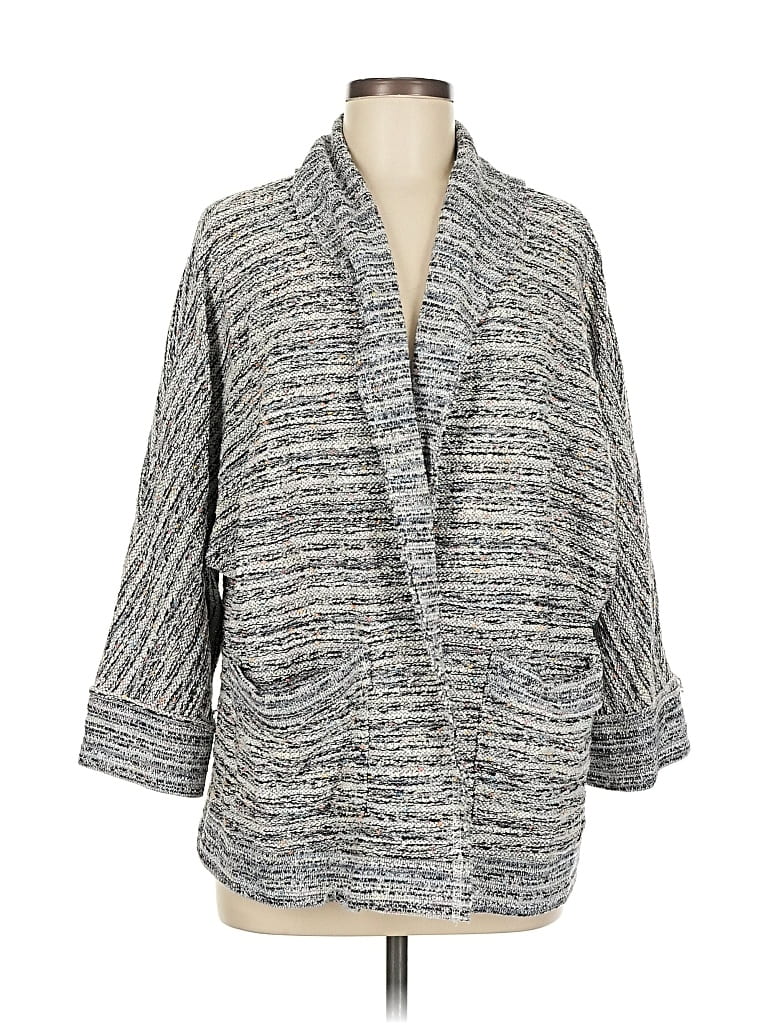 Pre-owned Splendid Cardigan Sweater In Gray