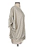 Vanessa Virginia Silver 3/4 Sleeve Blouse Size S - photo 4