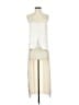Obando Collective 100% Polyester Ivory Sleeveless Top Size 4 - photo 1