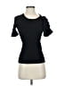 Uterque Black Short Sleeve Top Size S - photo 1