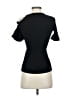 Uterque Black Short Sleeve Top Size S - photo 2