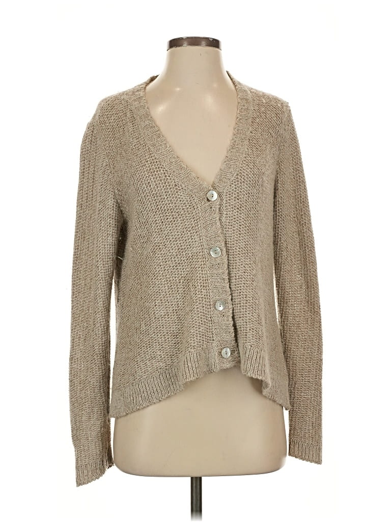 Pre-owned Eileen Fisher Cardigan Sweater In Brown