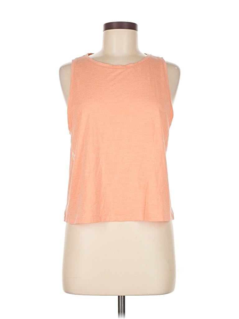Pre-owned Gap Fit Sleeveless T-shirt In Orange