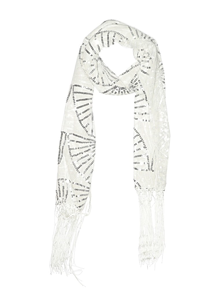 Pre-owned Unbranded Scarf In White