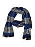 Unbranded 100% Modal Houndstooth Blue Scarf One size - photo 1