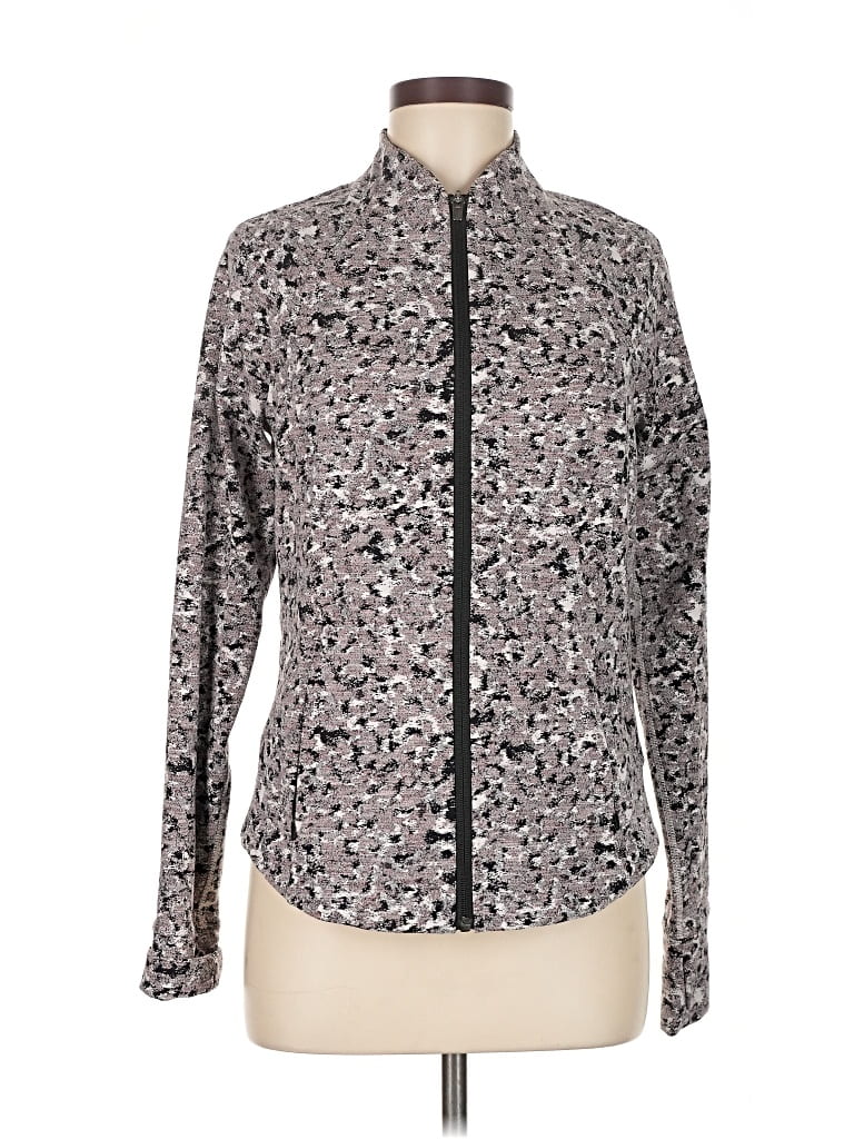 Pre-owned Athleta Jacket In Gray