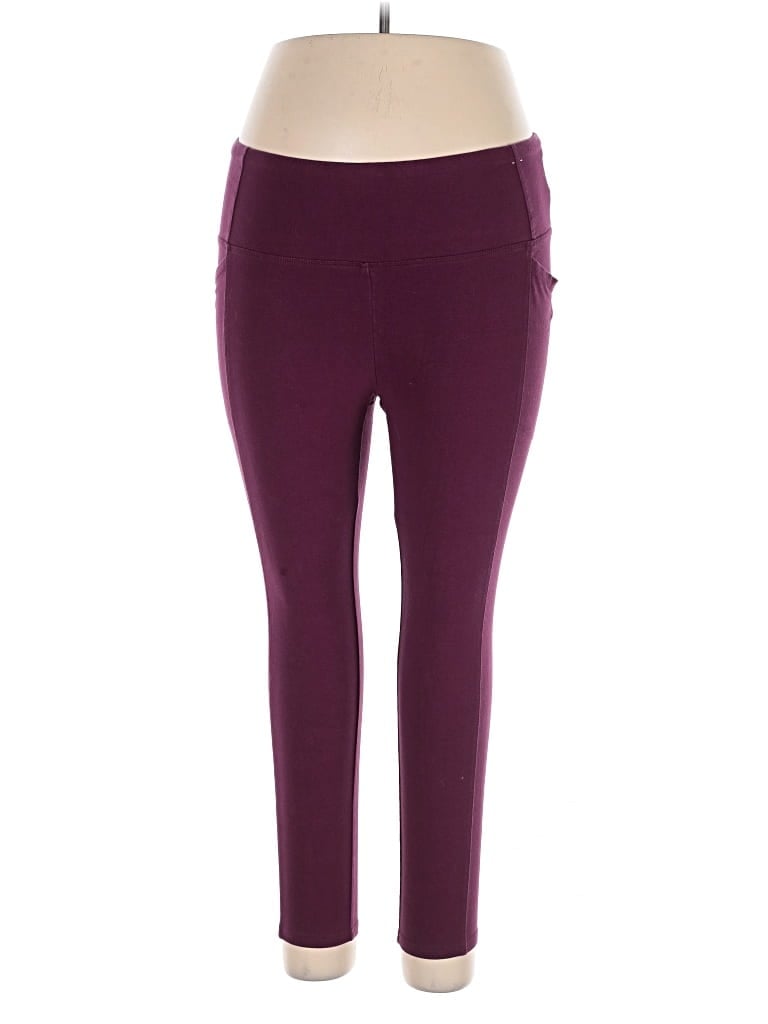 Pre-owned Rbx Active Pants In Burgundy