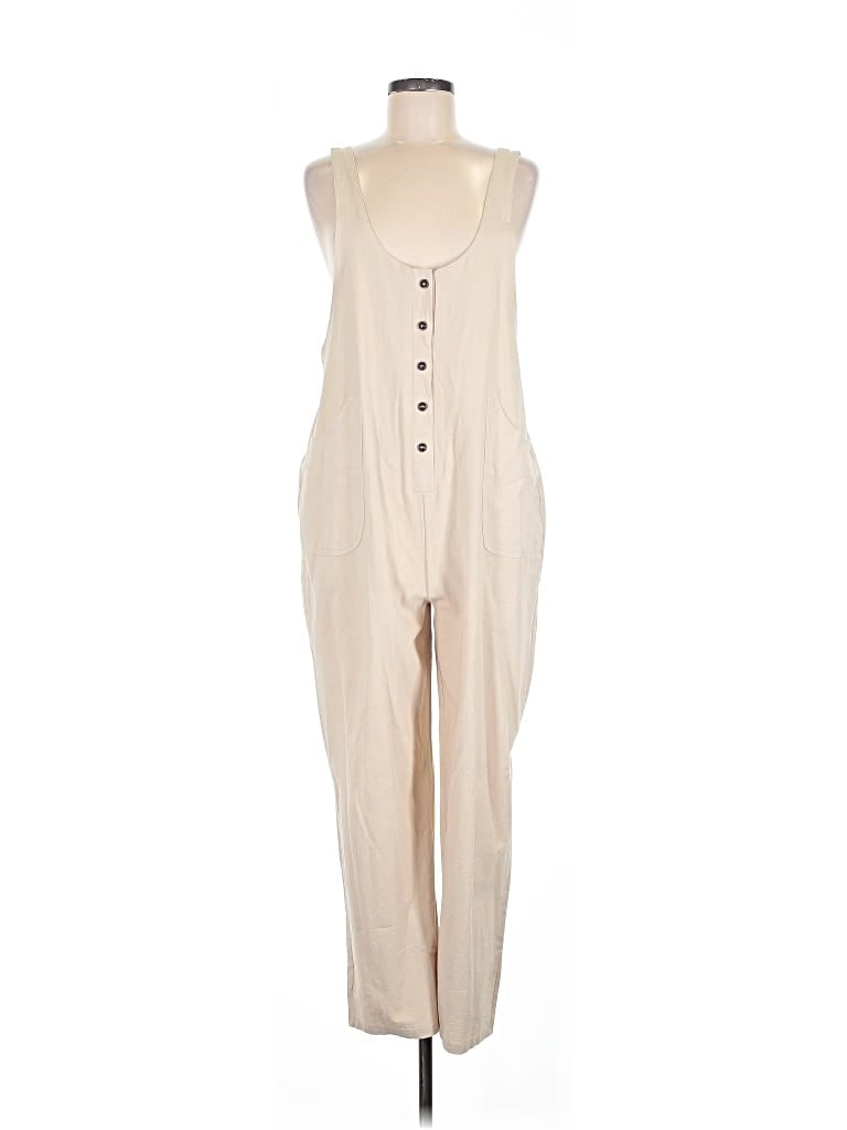 Pre-owned Unbranded Jumpsuit In Brown