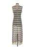 J.Crew Collection Stripes Gray Casual Dress Size S - photo 2