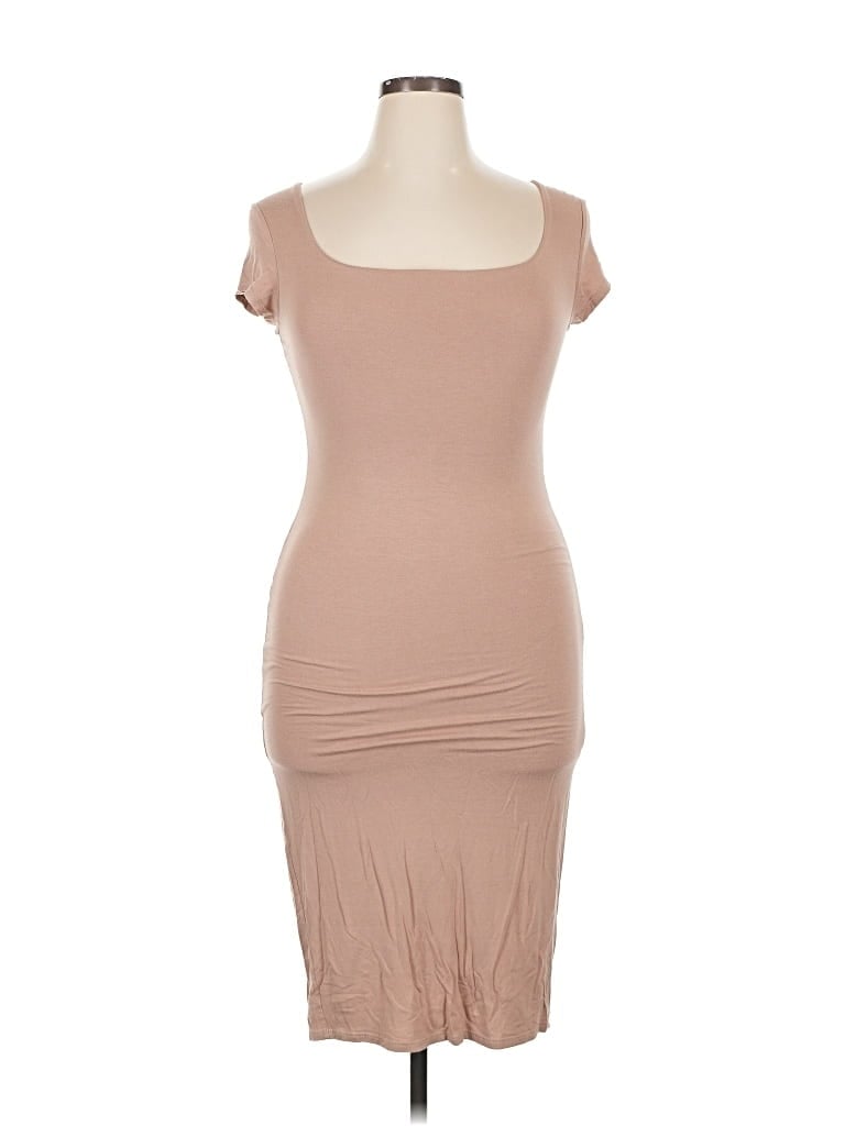 Pre-owned See You Monday Casual Dress In Brown