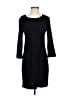 Ella Moss Solid Black Casual Dress Size S - photo 1
