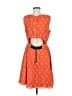 Gianni Bini 100% Polyester Paisley Orange Casual Dress Size M - photo 2