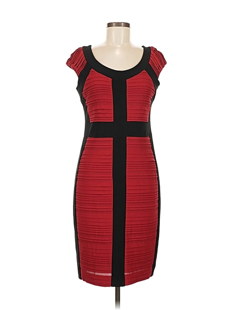 Pre-owned Joseph Ribkoff Casual Dress In Red