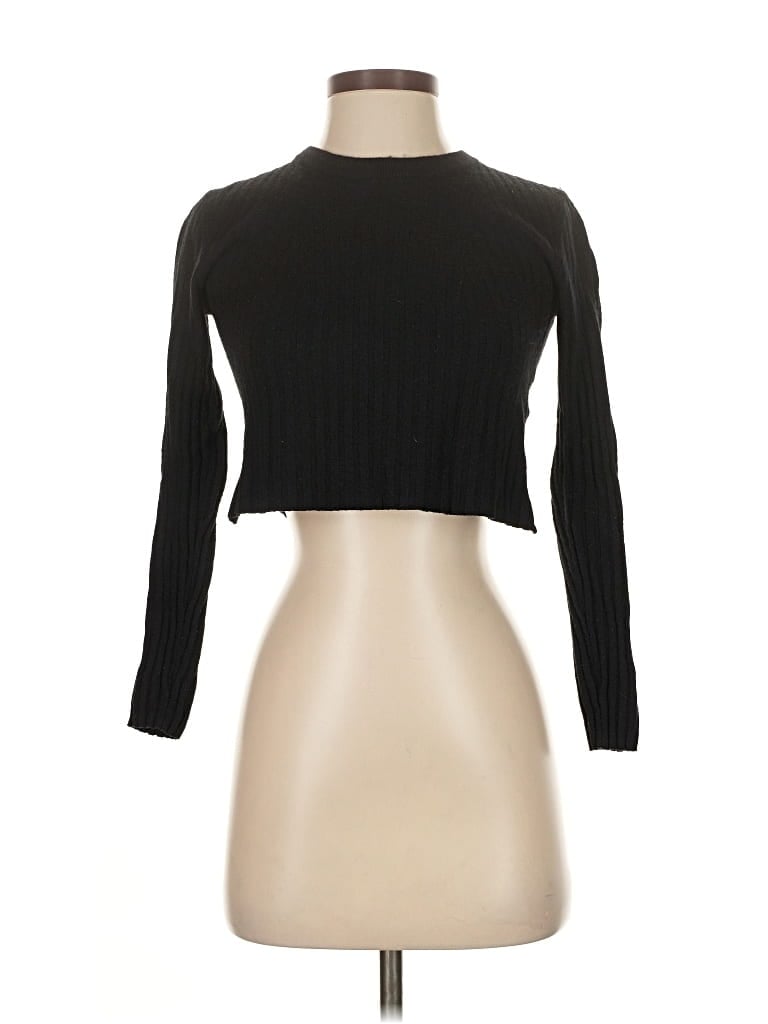 Pre-owned Babaton Cardigan Sweater In Black