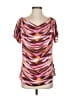 Etcetera 100% Silk Pink Short Sleeve Top Size 4 - photo 1