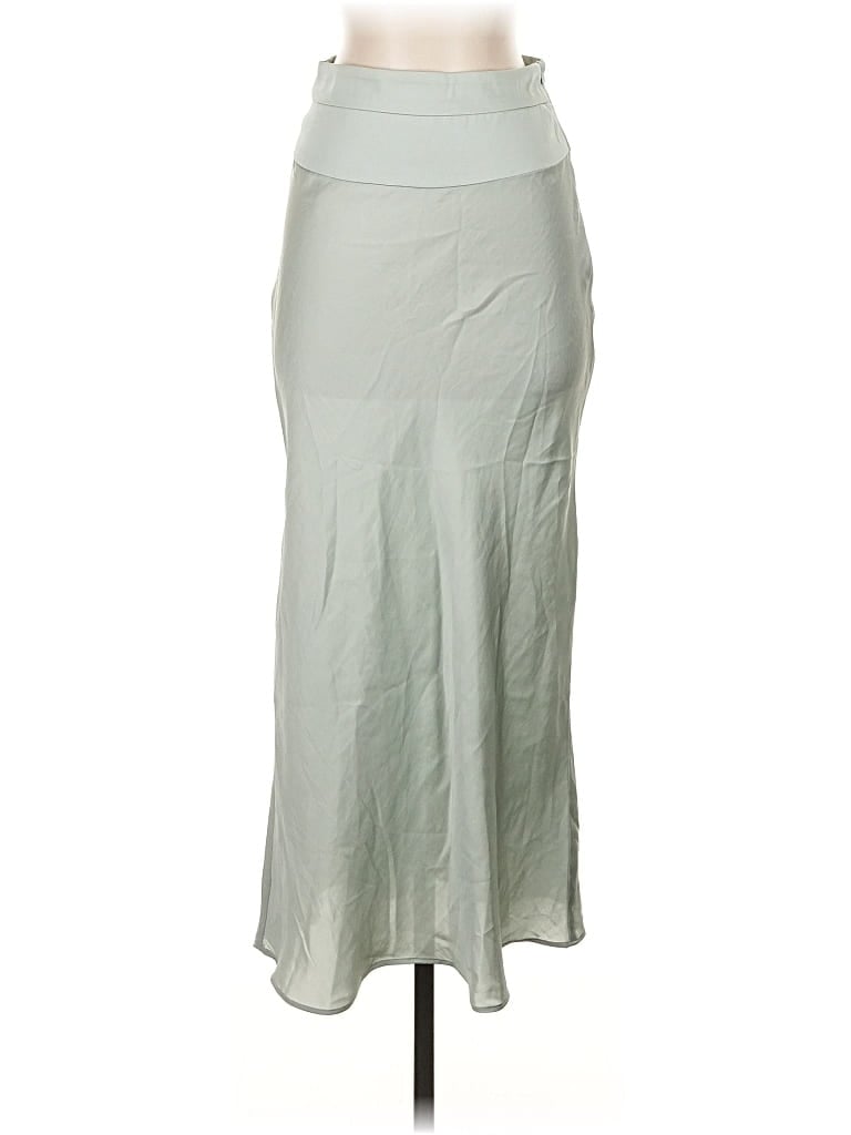 Pre-owned Free People Formal Skirt In Gray