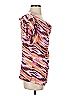 Etcetera 100% Silk Pink Short Sleeve Top Size 4 - photo 4